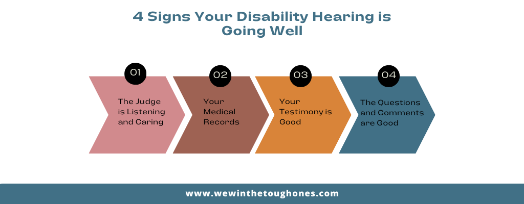 4 Signs Your Disability Hearing Is Going Well